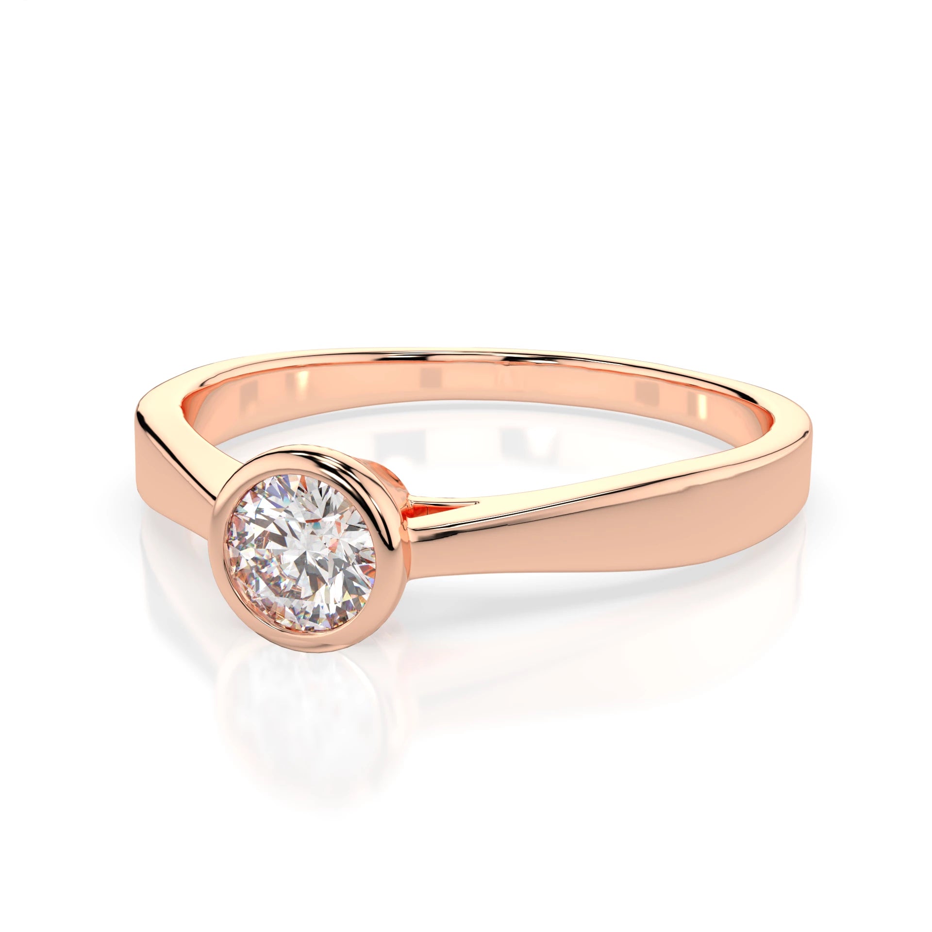 Solitaire Ring (Round), 0.2 ct — 101-10010(3.7)