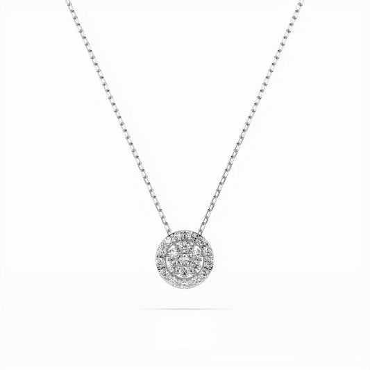 Illusion Necklace (Round), 0.08 ct — 104-10038