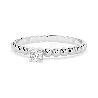 Solitaire Ring (Round), 0.06 ct — 101-10039(2.5)