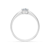 Round Brilliant Diamond Solitaire Engagement Ring 0.3ct by Qutahia Jewellery