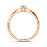 Solitaire Ring (Round), 0.2 ct — 101-10021(3.7)