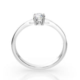 Solitaire Ring (Round), 0.3 ct — 101-10012/1(4.2)