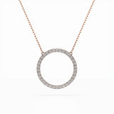 Minimalism Necklace (Round), 0.2 ct β 104-10023