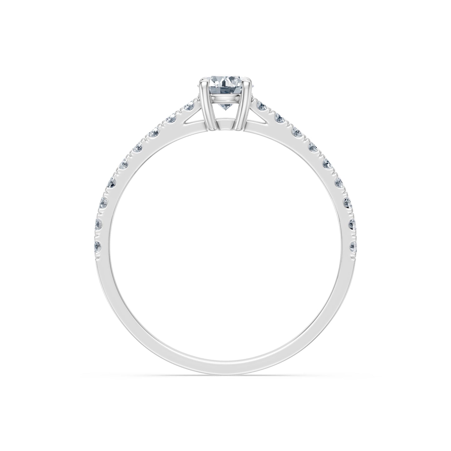 Solitaire Eternity Ring, 0.3 ct — 101-10191(0.30)RN