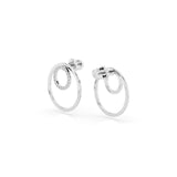 Small Diamond Earrings Round 0.25ct by Qutahia Jewellery
