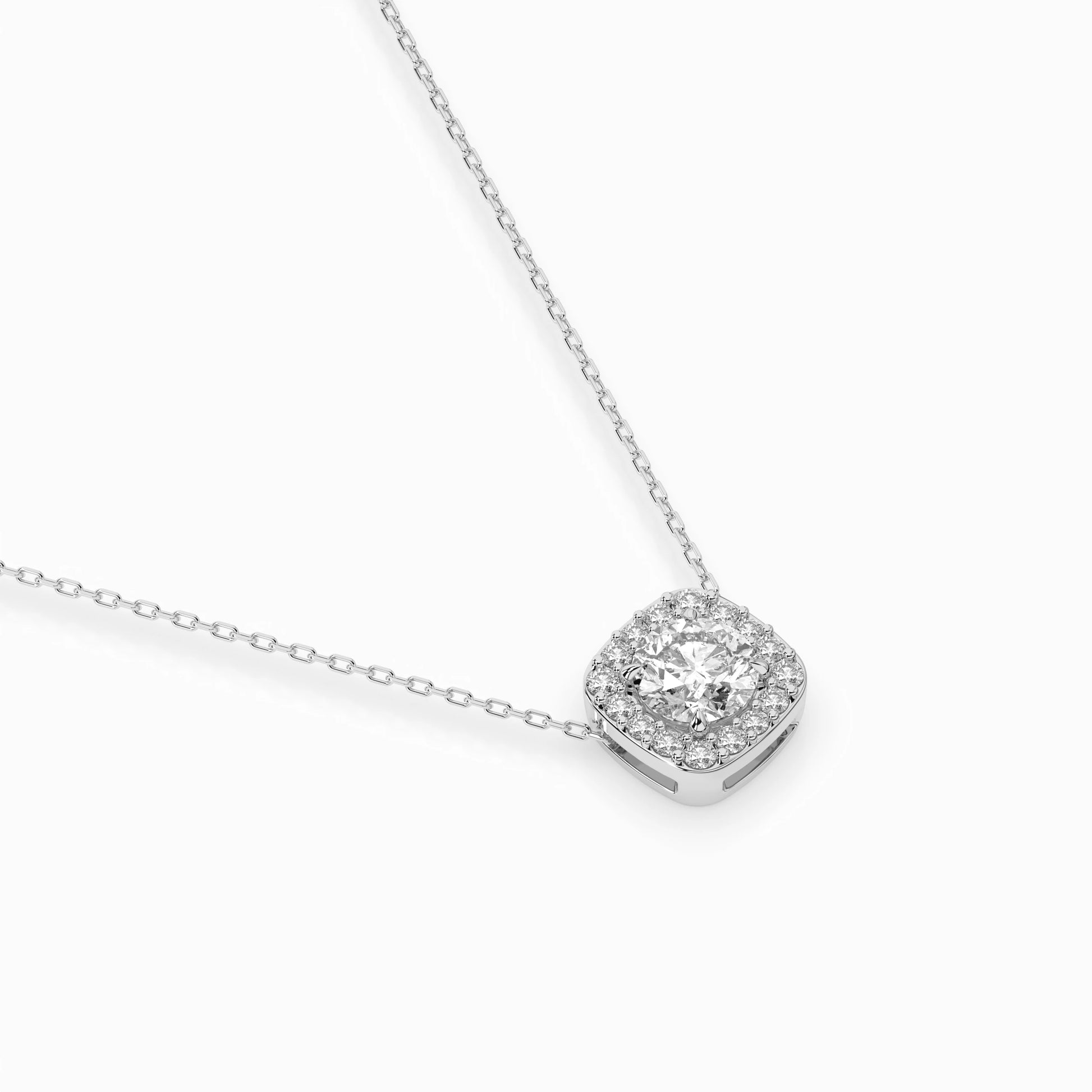 Solitaire Eternity Necklace (Round), 0.4 ct — 104-10057(4.7)