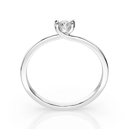 Solitaire Ring (Round), 0.3 ct — 101-10016(4.2)