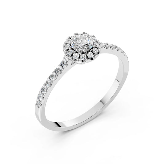 Solitaire Eternity Ring (Round), 0.25 ct — 101-10095(4.0)