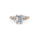 Emerald Lab Grown Diamond Classic Pave Eternity Ring 2.0ct by Qutahia Jewellery