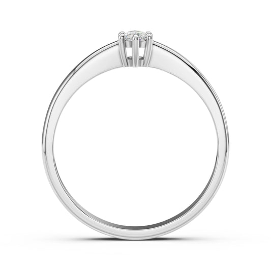 Solitaire Ring (Round), 0.1 ct — 101-10151(3.0)