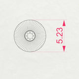 Small Diamond Earrings Round 0.04ct by Qutahia Jewellery
