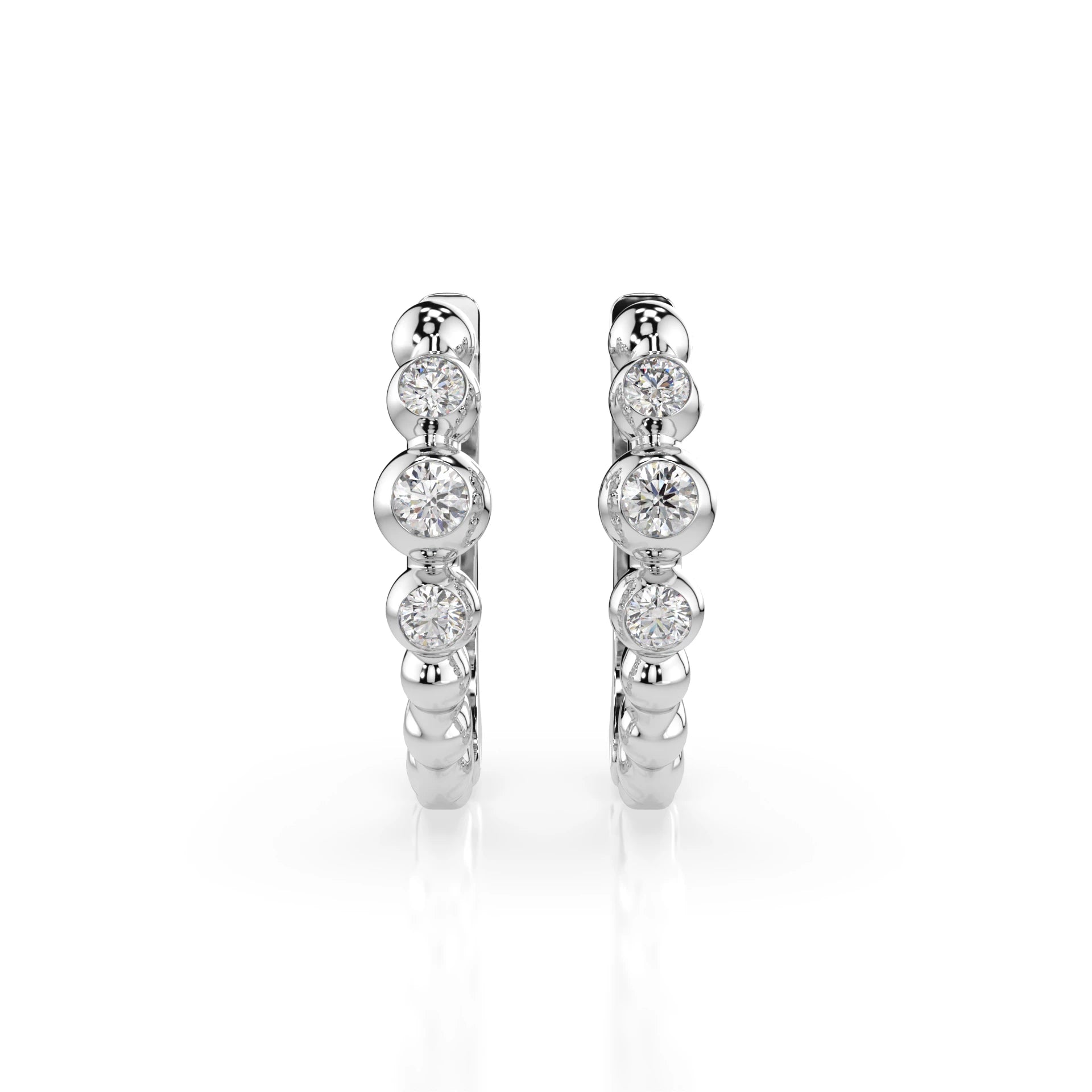Eternity Earring (Round), 0.06 ct — 102-10019
