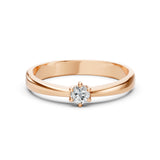 Solitaire Ring (Round), 0.15 ct — 101-10151(3.4)