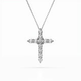 Delicate Diamond Necklace Round 0.52ct by Qutahia Jewellery
