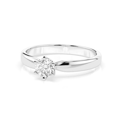 Solitaire Ring (Round), 0.35 ct — 101-10040(4.5)