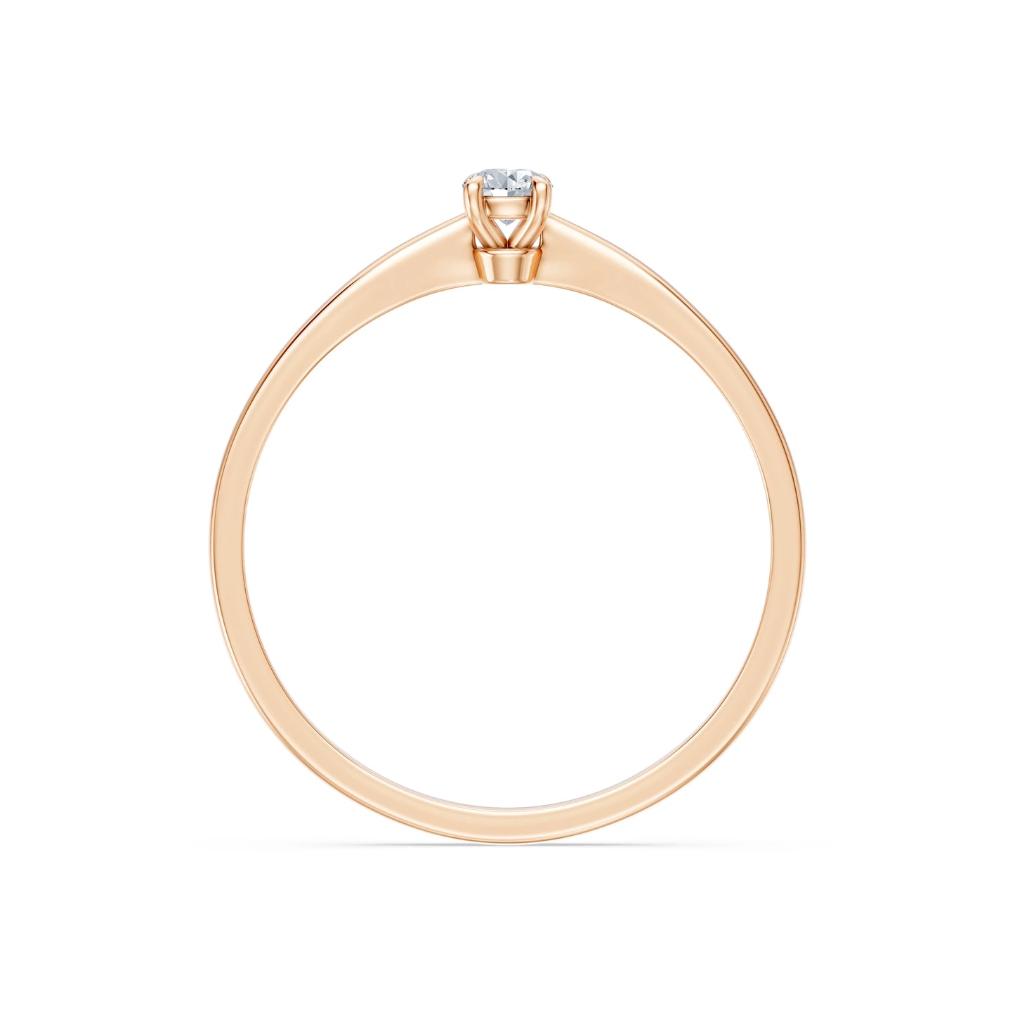 Solitaire Ring, 0.1 ct — 101-10116(3.0)