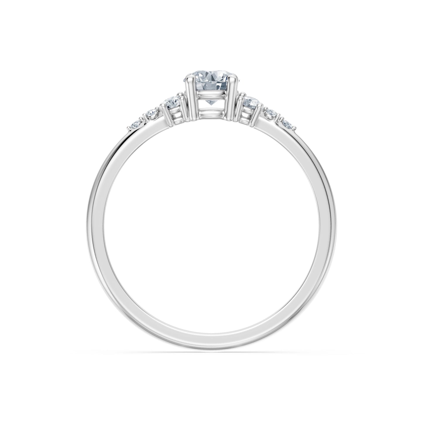 Solitaire Eternity Ring, 0.35 ct — 101-10140(4.5)