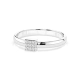 Illusion Diamond Ring Round 0.05ct by Qutahia Jewellery