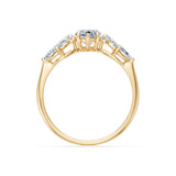 Marquise Lab Grown Diamond Side Stone Eternity Ring 1.0ct by Qutahia Jewellery