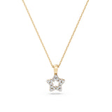 Delicate Diamond Necklace Round 0.08ct by Qutahia Jewellery