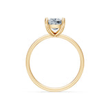 Cushion Lab Grown Diamond Solitaire Engagement Ring 2.0ct by Qutahia Jewellery