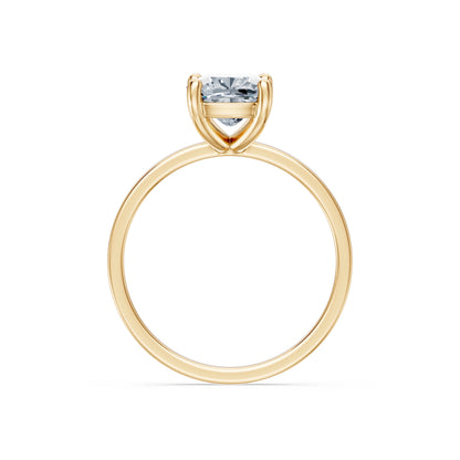 Cushion Lab Grown Diamond Solitaire Engagement Ring 2.0ct by Qutahia Jewellery