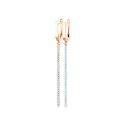 Minimalism Earring, 0.38 ct — 102-10129/2