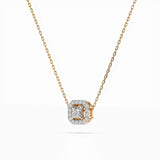 Diamond Eternity Necklace Princess 0.17ct by Qutahia Jewellery