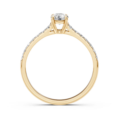 Solitaire Eternity Ring (Round), 0.4 ct — 101-10094(4.7)