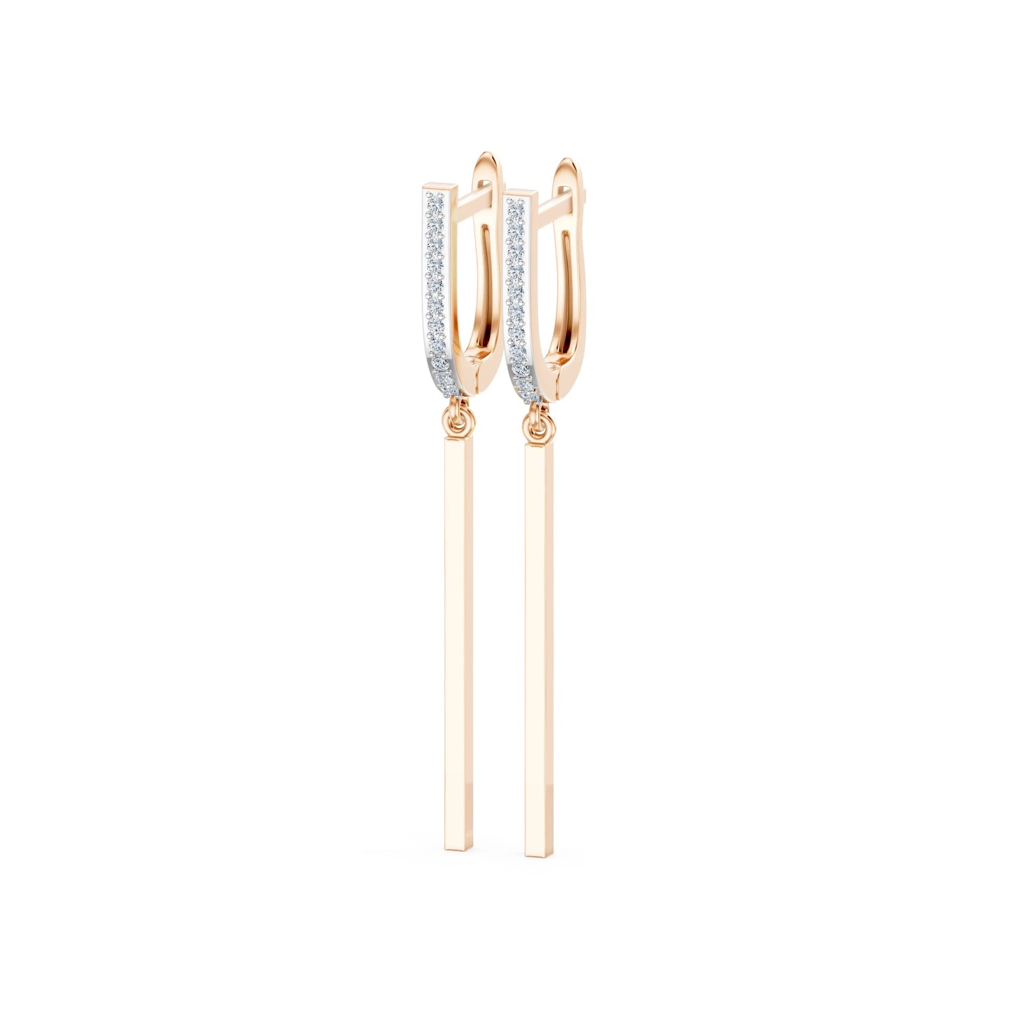 Minimalism Earring, 0.13 ct — 102-10129/3