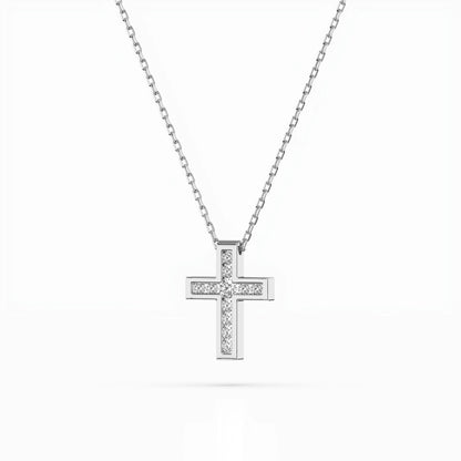 Minimalism Necklace (Round), 0.03 ct — 104-10008