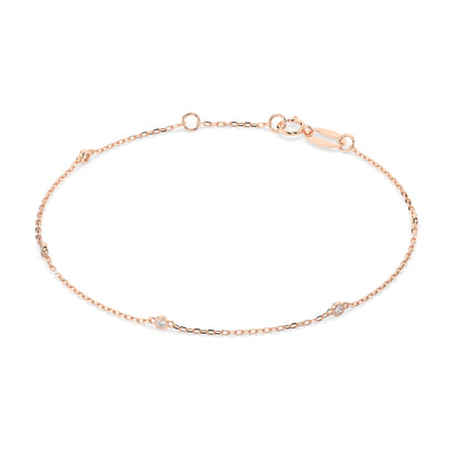 Minimalism Bracelet (Round), 0.07 ct — 105-10008/5(1.4)