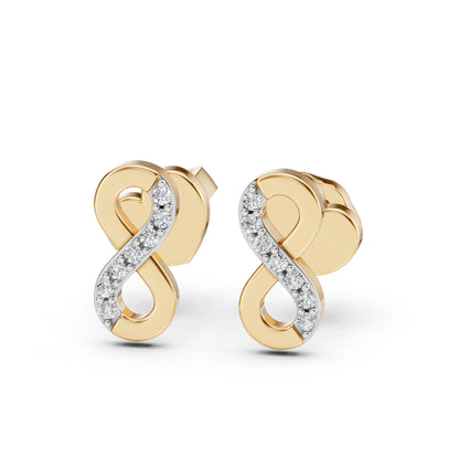 Minimalism Earring (Round), 0.09 ct — 102-10092