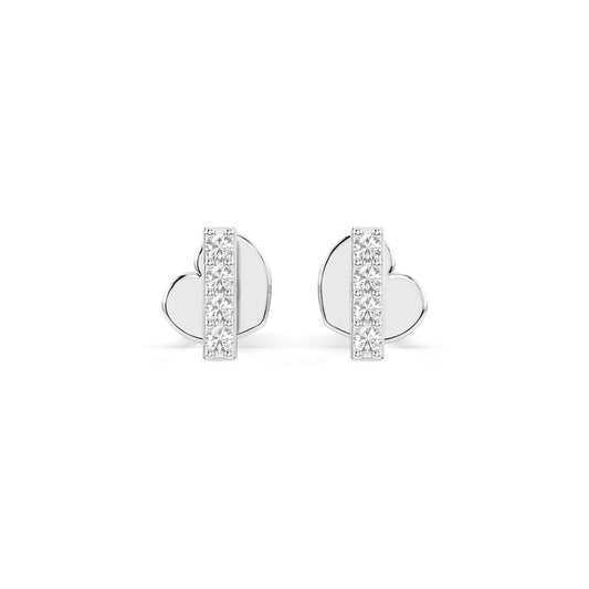 Minimalism Earring (Round), 0.08 ct — 102-10069