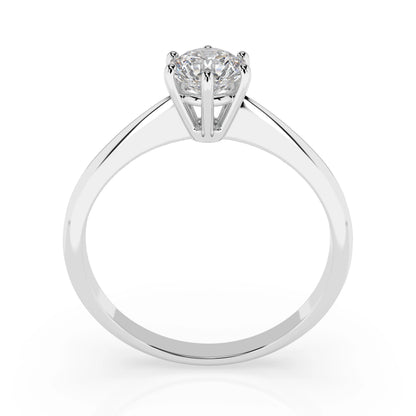 Solitaire Ring (Round), 0.3 ct — 101-10027(4.2)