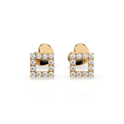 Minimalism Earring (Round), 0.14 ct — 102-10053