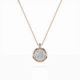 Illusion Necklace (Round), 0.12 ct β 104-10022