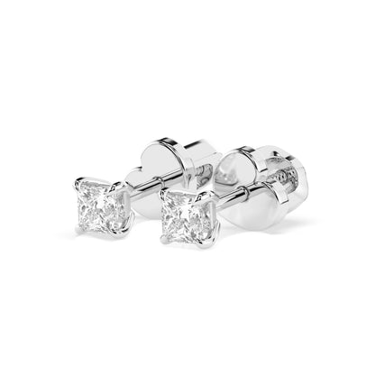 Solitaire Butterfly Earring (Princess), 0.34 ct — 102-10113(3.0)PR