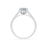 Marquise Lab Grown Diamond Slim Pave Eternity Ring 2.0ct by Qutahia Jewellery