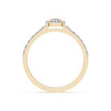 Round Brilliant Diamond Micro Pave Eternity Ring 0.2ct by Qutahia Jewellery