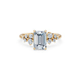 Emerald Lab Grown Diamond Classic Pave Eternity Ring 2.0ct by Qutahia Jewellery