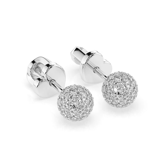 Illusion Earring (Round), 0.46 ct — 102-10090