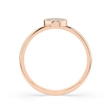 Illusion Ring (Round), 0.07 ct — 101-10075