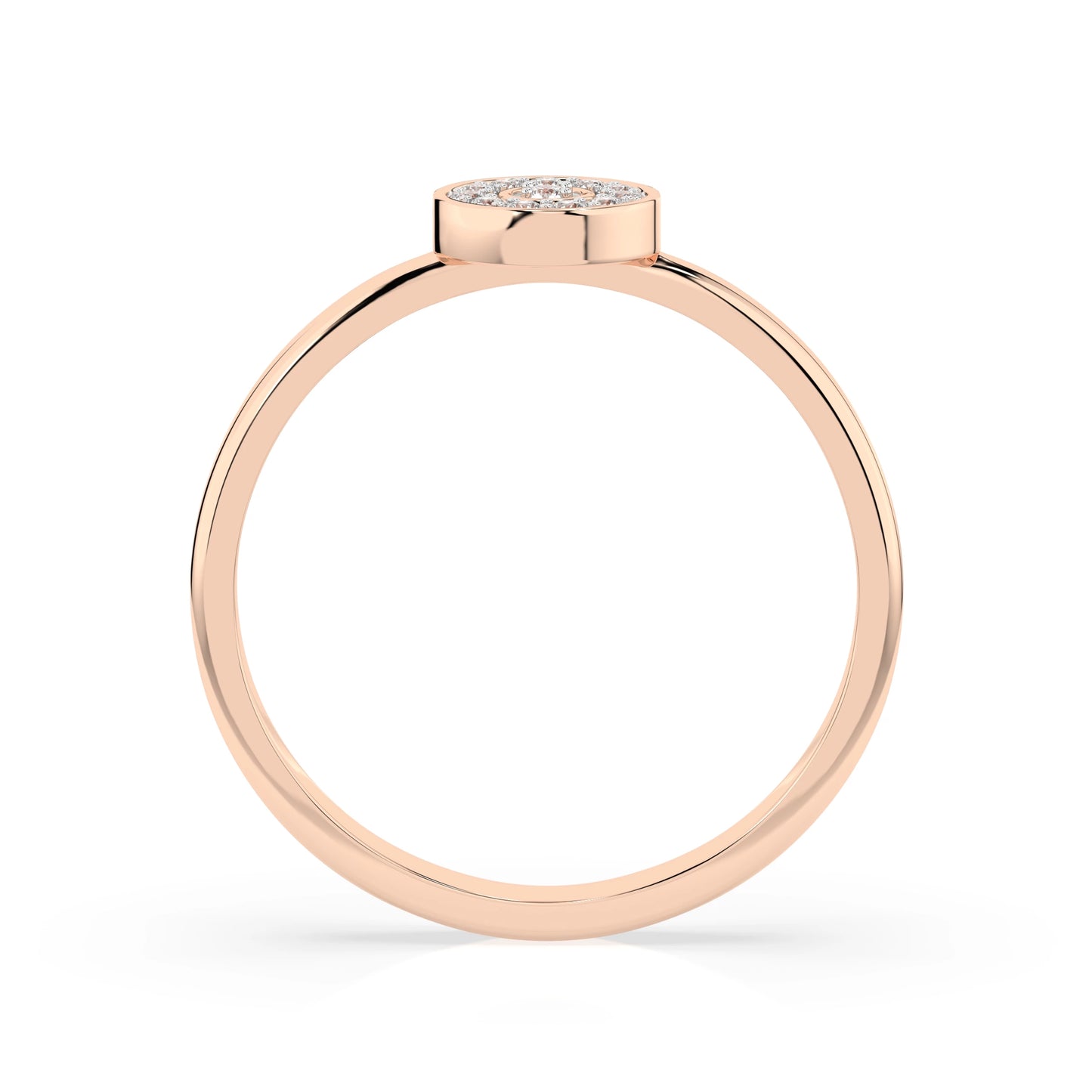 Illusion Ring (Round), 0.07 ct — 101-10075