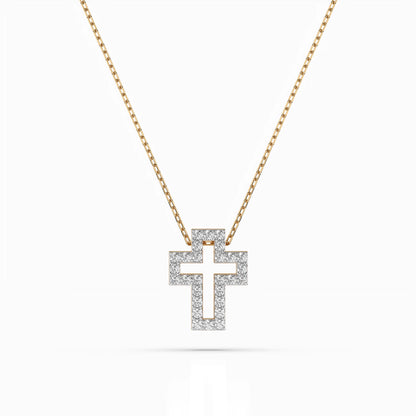 Minimalism Necklace (Round), 0.17 ct — 104-10030