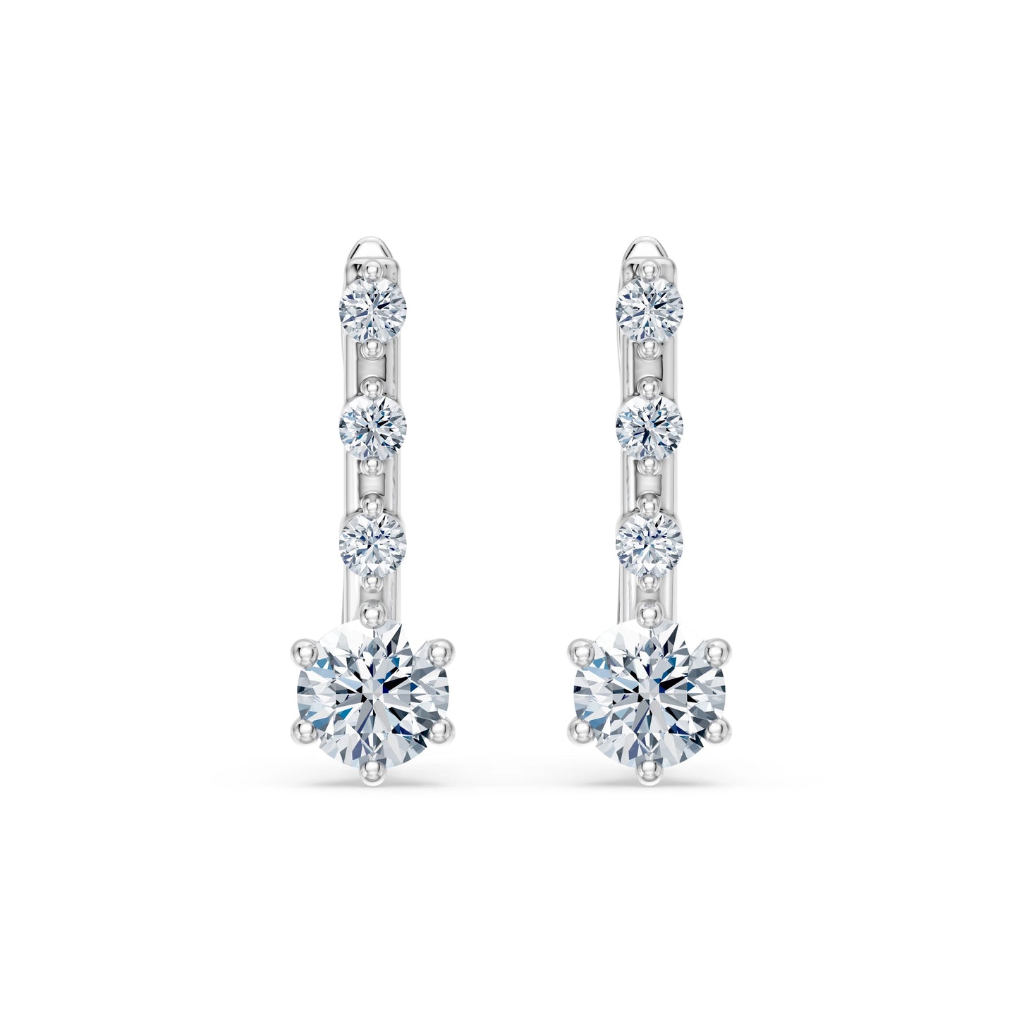 Solitaire Eternity Earring, 0.6 ct — 102-10144(4.2)