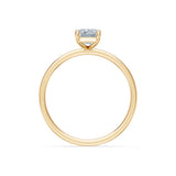 Emerald Lab Grown Diamond Solitaire Engagement Ring 1.0ct by Qutahia Jewellery