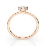 Solitaire Ring (Round), 0.1 ct — 101-10016(3.0)