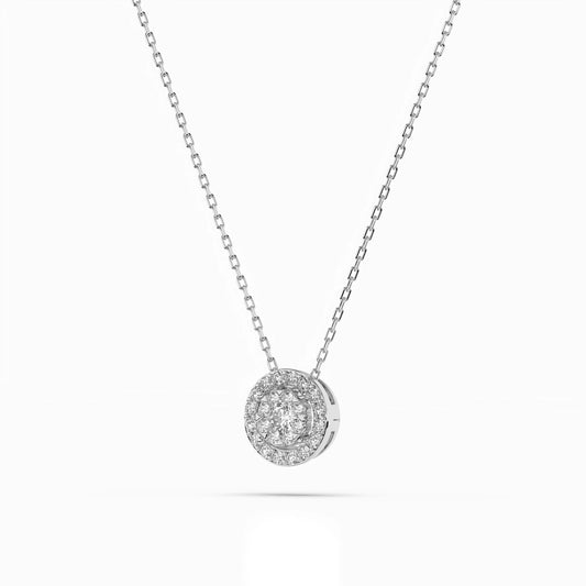 Illusion Necklace (Round), 0.1 ct — 104-10002(3.0)