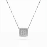 Illusion Necklace (Round), 0.12 ct — 104-10035